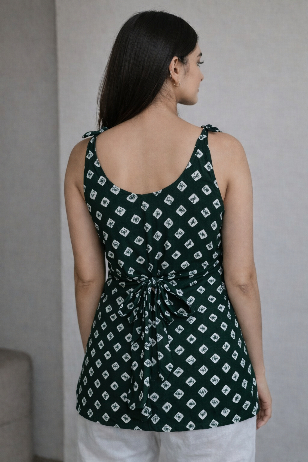 Reva Spaghetti Strap Short Kurti Kalyanja